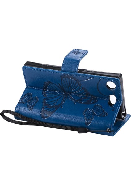 Sony Xperia Xperia Kompakt Pu Deri Flip Case Kickstand Darbeye (Yurt Dışından) fiyatları