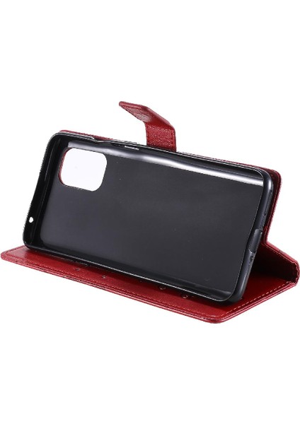 Kart Yuvası Standı ile Oneplus 8t Için Flip Case Kickstand Manyetik Pu Çevirin (Yurt Dışından) indirimleri