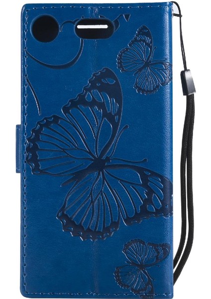 Sony Xperia Xperia Kompakt Pu Deri Flip Case Kickstand Darbeye (Yurt Dışından) modelleri