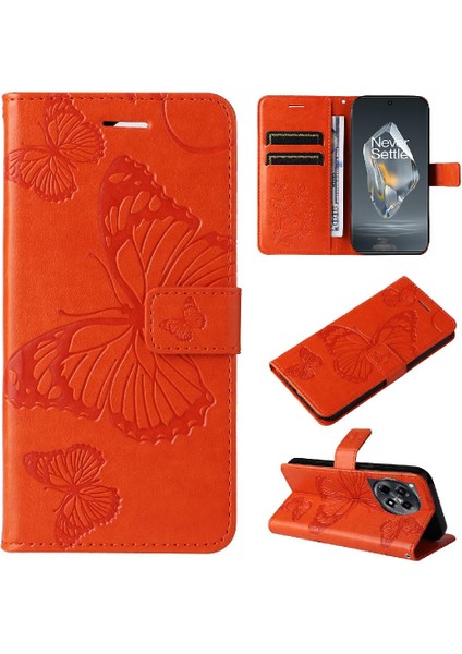 Oneplus 12R Flip Kickstand Darbeye Kapak Manyetik Kapak Için Flip Case (Yurt Dışından)