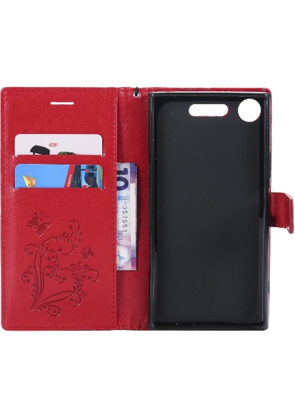 Sony Xperia Xperia Için Kart Yuvası Standı ile Flip Case Kickstand Pu (Yurt Dışından) indirimleri