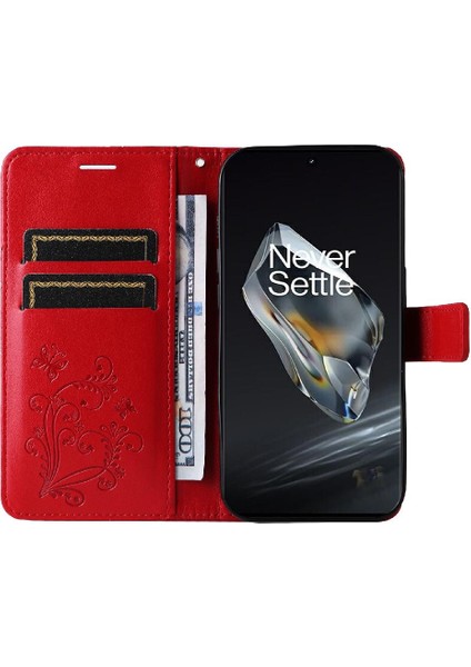 Oneplus 12 Için Flip Case 5g Darbeye Kapak Kart Yuvası Standı ile Manyetik (Yurt Dışından)