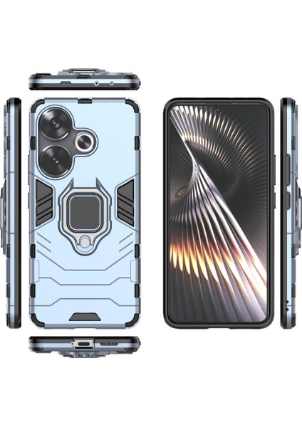 Xiaomi Poco F6 Kickstand 360&DEG; Dönen Halka Darbeye Kapak Damla (Yurt Dışından) modelleri