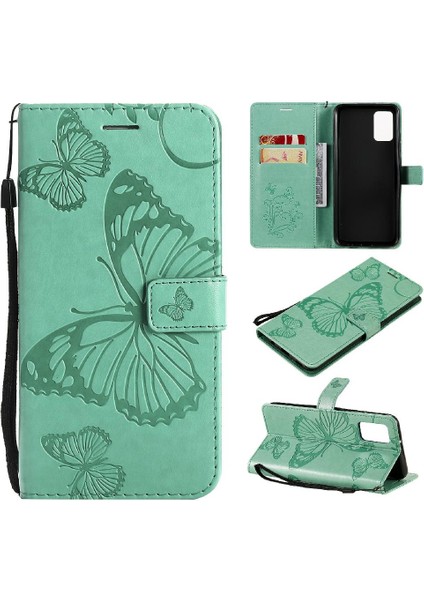 Samsung Galaxy A02S Manyetik Kapak Flip Kickstand Pu Deri Için Flip Case (Yurt Dışından)