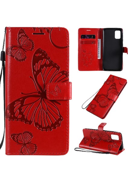 Samsung Galaxy Flip Pu Deri Manyetik Kapak Flip Kickstand Için Flip Case (Yurt Dışından)