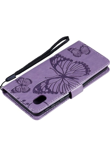 Kart Yuvası Standı ile Samsung Galaxy A01 Çekirdek Için Flip Case Pu Deri Flip (Yurt Dışından) modelleri