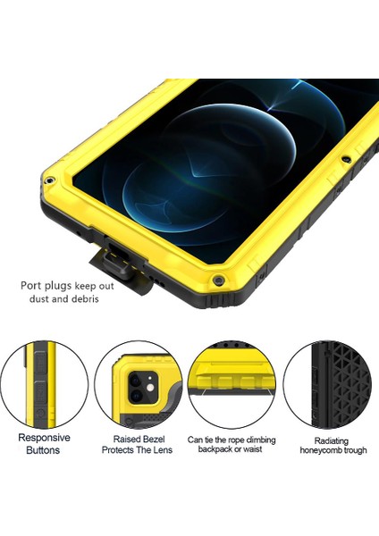 Iphone 12 Için Su Geçirmez Kılıf 12FT Askeri Darbeye Dayanıklı IP68 Su Geçirmez (Yurt Dışından) modelleri