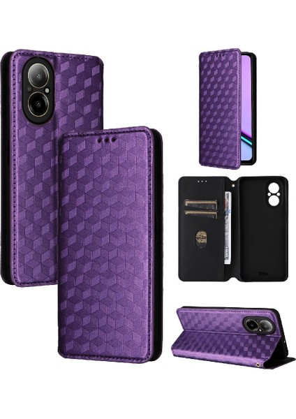 Realme 12 Lite 4g Cüzdan Için Kılıf 3D Desen Kart Yuvaları Tutucu Manyetik (Yurt Dışından)