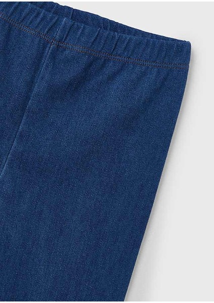 Kız Çocuk Tişört Denim Tayt 2'li Takım Lacivert 3706 modelleri