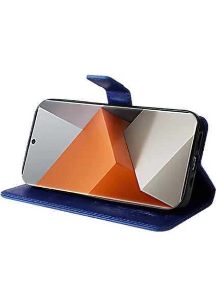 Xiaomi Redmi Not Için Kılıf 13 Pro Artı Kart Yuvası Standı ile Pu Deri (Yurt Dışından)