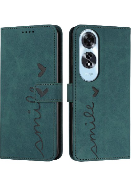 Oppo A60 4g Pu Deri Yan Toka Kart Ekleme Tam Flip Için Kılıf (Yurt Dışından)