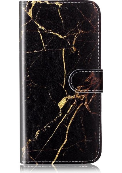 Huawei P10 Tam Koruma Mermer Desen Pu Deri Cüzdan Için Flip Case (Yurt Dışından)