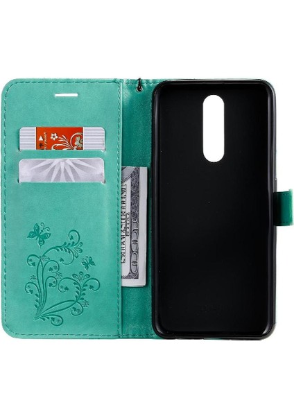 Oppo F11 Pu Deri Manyetik Kapak Için Flip Case Darbeye Kapak ile (Yurt Dışından)
