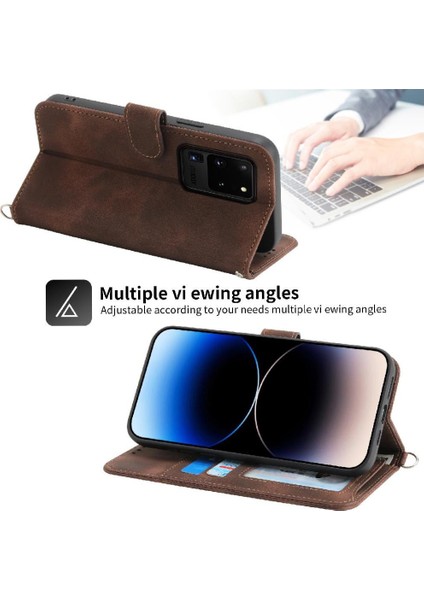 Samsung Galaxy S20 Ultra Kabartmalı Bileklik Çoklu Kredi Için Flip Case (Yurt Dışından) indirimleri