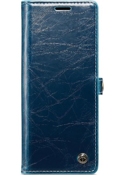 Samsung Galaxy Z Için Flip Case Fold 4 5g Çılgın At Pu Deri Retro (Yurt Dışından)