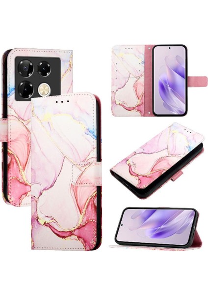 Infinix Not 40 Pro 5g Cüzdan Için Kılıf Kickstand Mermer Desen Pu Deri (Yurt Dışından) indirimleri