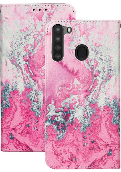 Samsung Galaxy A21 Pu Deri Cüzdan Tam Koruma Kartı Için Flip Case (Yurt Dışından) indirimleri