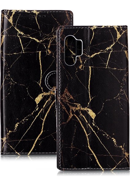 Samsung Galaxy Not 10 Artı Mermer Desen Tam Koruma Için Flip Case (Yurt Dışından)