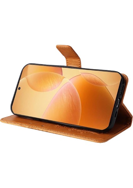 Xiaomi Poco X6 Pro 5g Için Flip Case Kart Yuvası Standı ile Kickstand Pu Çevirin (Yurt Dışından)