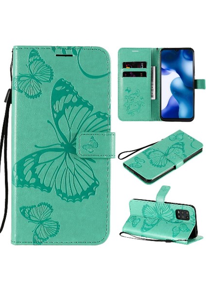 Xiaomi 10 Lite 5g Flip Case Kickstand Manyetik Kapak Pu Deri (Yurt Dışından)