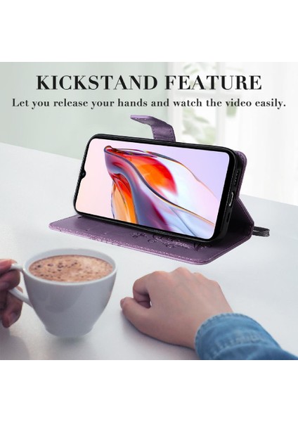 Xiaomi Redmi 11A Için Flip Case Manyetik Kapak Pu Deri Kart Yuvası ile (Yurt Dışından) modelleri