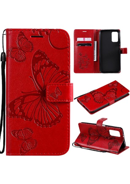 Xiaomi Redmi 9t Pu Deri Flip Case Kickstand Darbeye Kapak (Yurt Dışından)
