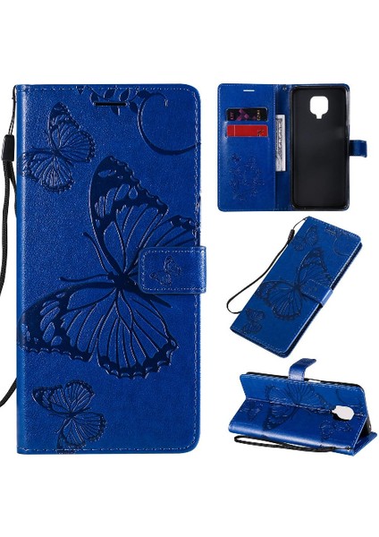 Xiaomi Redmi Not 9 Için Flip Case Pro/kart Yuvası Standı ile 9s Manyetik Pu (Yurt Dışından)