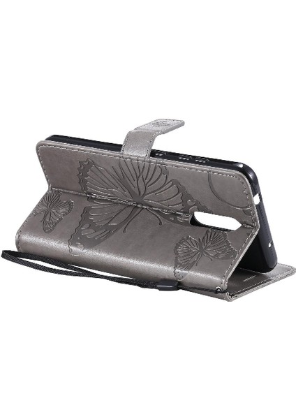 Nokia 3.2 Flip Kickstand Pu Deri Manyetik Kapak Kapak Için Flip Case (Yurt Dışından)