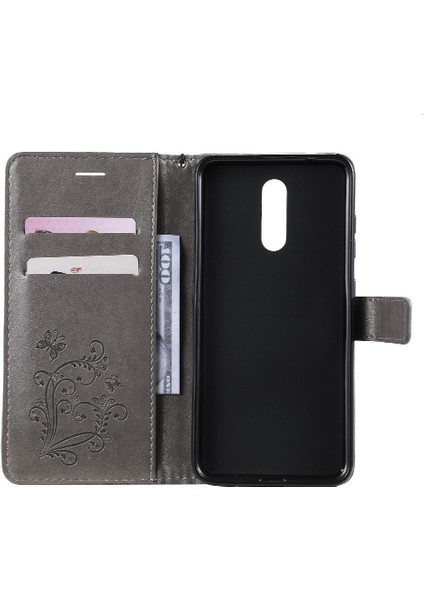 Nokia 3.2 Flip Kickstand Pu Deri Manyetik Kapak Kapak Için Flip Case (Yurt Dışından)
