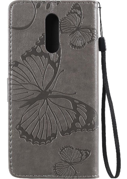 Nokia 3.2 Flip Kickstand Pu Deri Manyetik Kapak Kapak Için Flip Case (Yurt Dışından)
