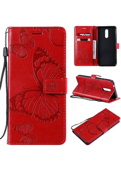 Nokia 3.2 Flip Kickstand Pu Deri Manyetik Kapak Kapak Için Flip Case (Yurt Dışından)