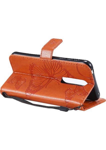 Nokia 7.1 Için Flip Case Pu Deri Flip Kickstand Manyetik Kapak Kapak (Yurt Dışından)
