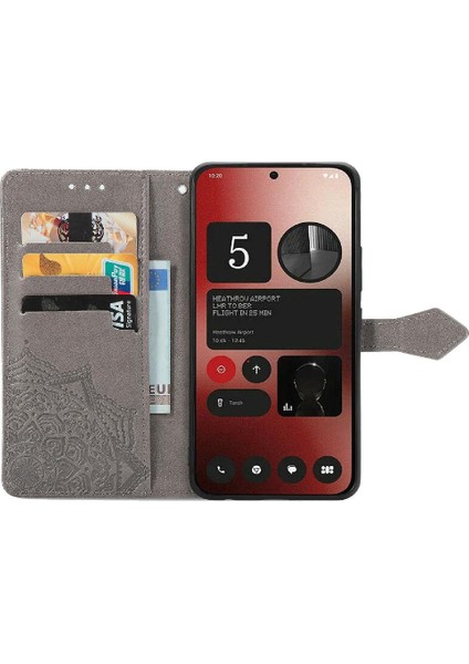 Nothing Telefon 2A Deri Çanta Basit Iş Zarif Desen (Yurt Dışından)