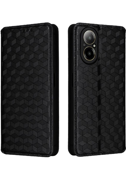 Realme 12 Lite 4g Cüzdan Için Kılıf 3D Desen Kart Yuvaları Tutucu Manyetik (Yurt Dışından)