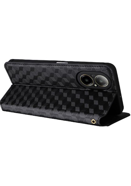 Realme 12 Lite 4g Cüzdan Için Kılıf 3D Desen Kart Yuvaları Tutucu Manyetik (Yurt Dışından)