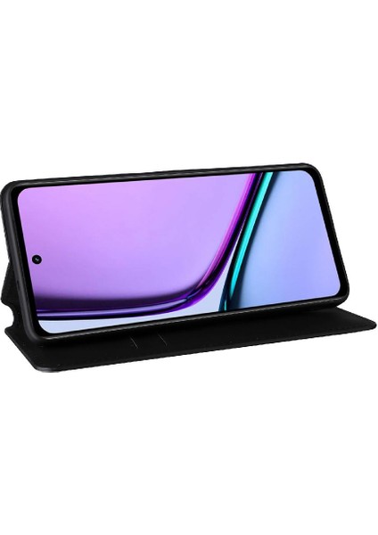 Realme 12 Lite 4g Cüzdan Için Kılıf 3D Desen Kart Yuvaları Tutucu Manyetik (Yurt Dışından)
