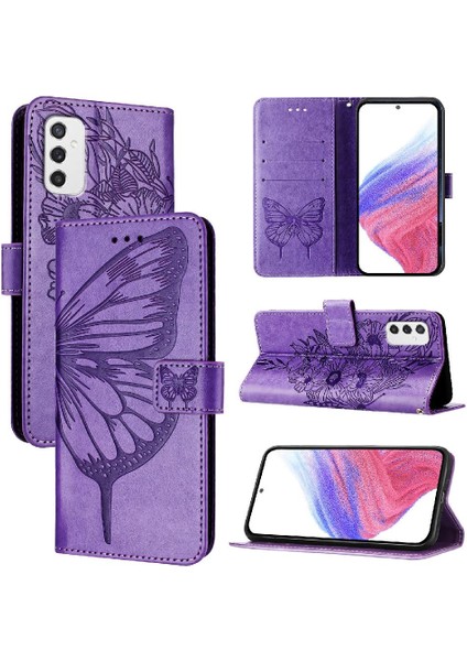 Samsung Galaxy M52 5g Flip Kapak Premium Deri Manyetik (Yurt Dışından)