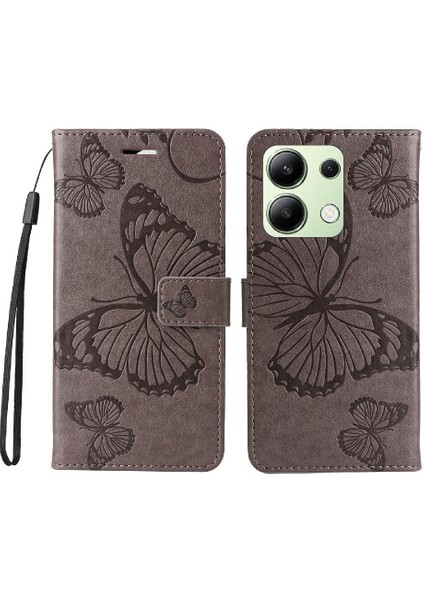 Xiaomi Redmi Not 13 Için Flip Case 4g Flip Kickstand Pu Deri Darbeye (Yurt Dışından)