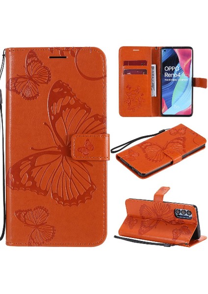 Oppo Için Flip Case Oppo 4 Pro 5g Flip Kickstand Kart Yuvası Standı ile Pu (Yurt Dışından)