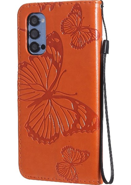 Oppo Için Flip Case Oppo 4 Pro 5g Flip Kickstand Kart Yuvası Standı ile Pu (Yurt Dışından)