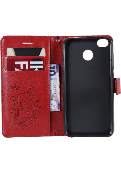 Kart Yuvası ile Xiaomi Redmi 4x Pu Deri Manyetik Kapak Için Flip Case (Yurt Dışından)
