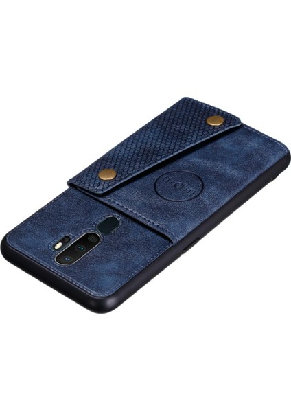 Oppo A9 2020 Buit Için Cüzdan Kılıf Demir Cüzdan Kılıf Kickstand Darbeye (Yurt Dışından)