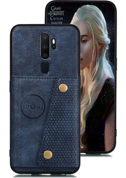 Oppo A9 2020 Buit Için Cüzdan Kılıf Demir Cüzdan Kılıf Kickstand Darbeye (Yurt Dışından)
