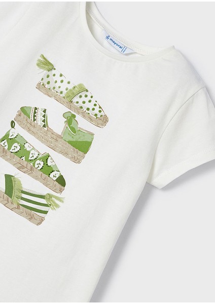 Kız Çocuk Tişört Tayt Ikili Takım Krem 3711 modelleri