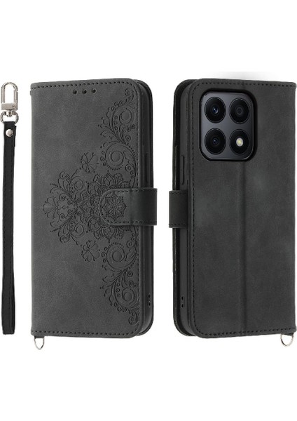 Onur X8B Çoklu Kredi Kartı Yuvaları Için Flip Case Bileklik Kabartmalı (Yurt Dışından)