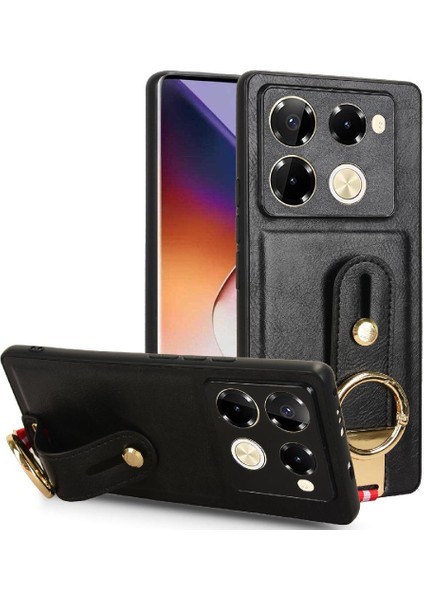 Infinix Not 40 Pro Artı 5g Kolaylık Premium Pu Deri Bilek Için Kılıf (Yurt Dışından)