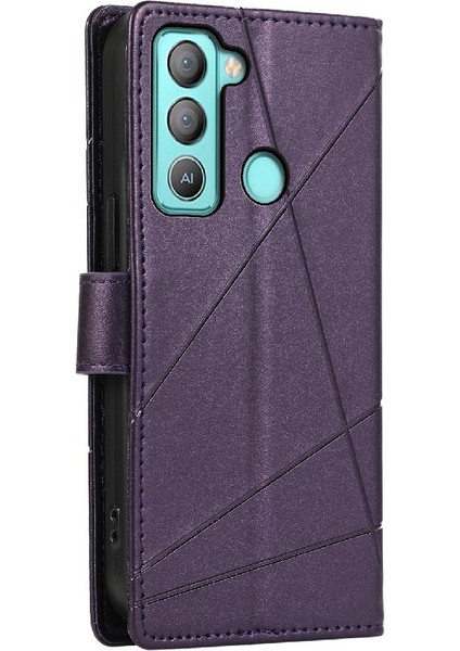 Tecno Pop 5 Lte Şok Emici Darbeye Dayanıklı Kickstand Üç Için Flip Case (Yurt Dışından)