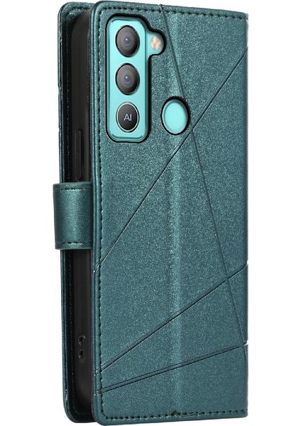 Tecno Pop 5 Lte Şok Emici Darbeye Dayanıklı Kickstand Üç Için Flip Case (Yurt Dışından)