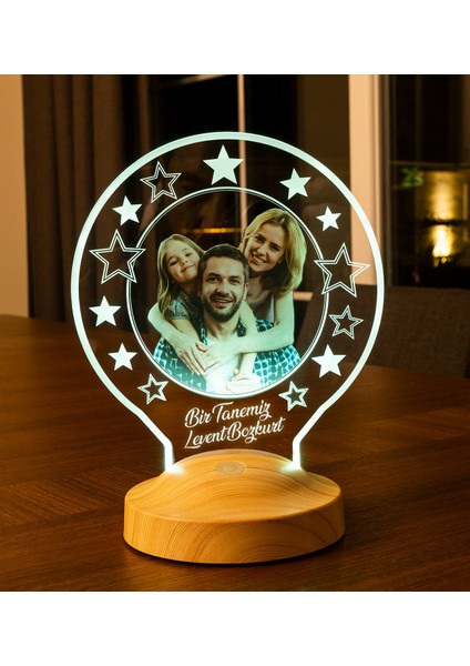 Aile Fotoğraflı Hediye, Eşe Hediye, Kişiye Özel Resimli Led Lamba, Fotoğraflı Gece Lambası, Eşe, Aileye ve Sevgiliye Özel Hediye fiyatları