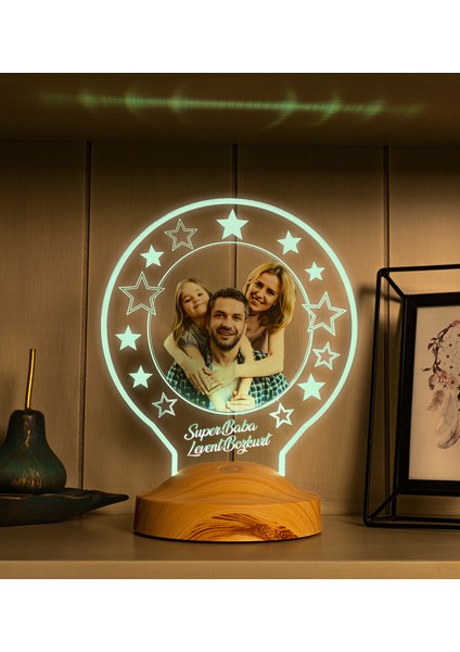 Aile Fotoğraflı Hediye, Eşe Hediye, Kişiye Özel Resimli Led Lamba, Fotoğraflı Gece Lambası, Eşe, Aileye ve Sevgiliye Özel Hediye modelleri